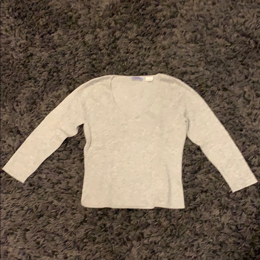 Gray sweater